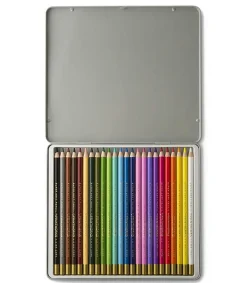 24 Crayons De Couleur Classiques Petite Papeterie