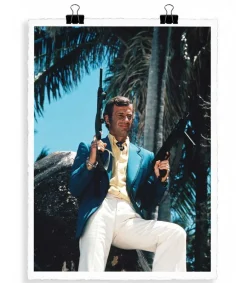 Outlet Affiche Belmondo Magnifique Guns 56 X 76 Cm Affiches & Tableaux