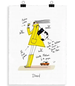 Best Affiche Eric Giriat 08 Dinard 56 X 76 Cm Affiches & Tableaux