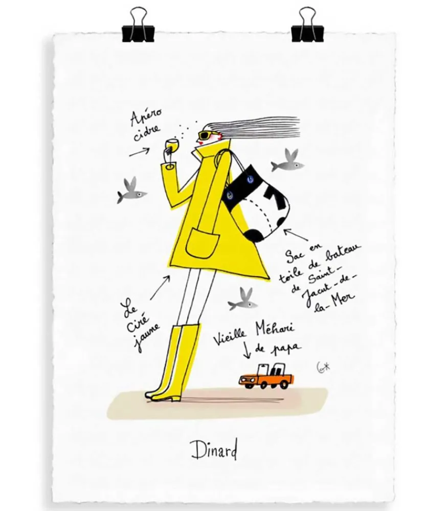 Best Affiche Eric Giriat 08 Dinard 56 X 76 Cm Affiches & Tableaux