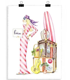 Clearance Affiche Isabelle Fregevu Loin 56 X 76 Cm Affiches & Tableaux