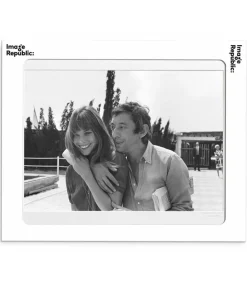 Affiche Jane Birkin & Serge Gainsbourg Karting 40 X 50 Cm Affiches & Tableaux