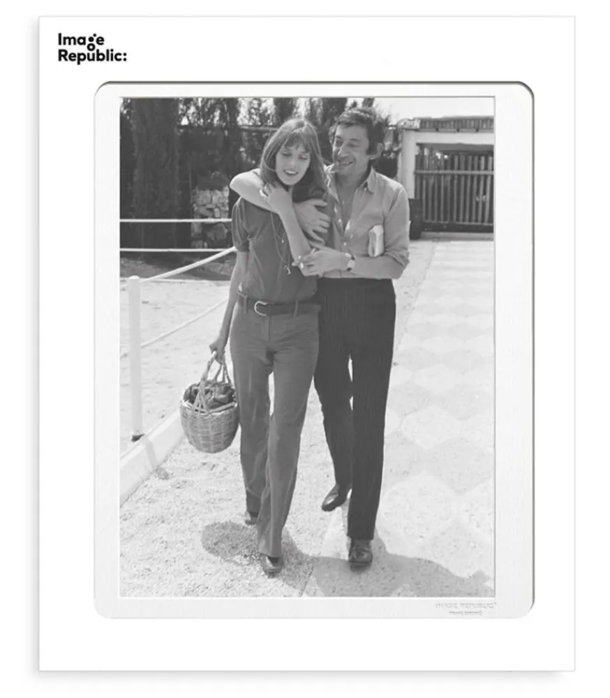 Affiche La Galerie Gainsbourg Birkin Love 40 X 50 Cm Affiches & Tableaux