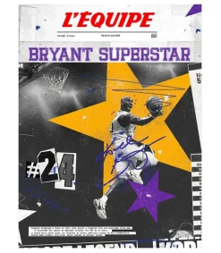 Affiche L'Equipe Bryant 50 X 70Cm Affiches & Tableaux