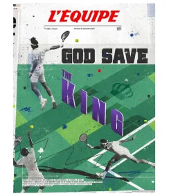 Clearance Affiche L'Equipe Federer 50 X 70Cm Affiches & Tableaux