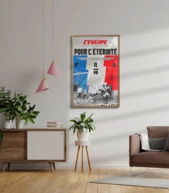 Online Affiche L'Equipe France 98 - 50 X 70Cm Affiches & Tableaux