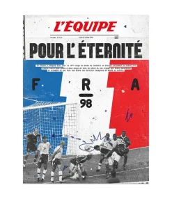 Sale Affiche L'Equipe France 98 - 30 X 40Cm Affiches & Tableaux