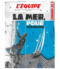 Clearance Affiche L'Equipe Tabarly 50 X 70Cm Affiches & Tableaux