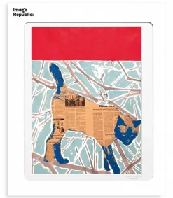 Affiche Marc Antoine Coulon Animaux Chat 40 X 50 Cm Affiches & Tableaux