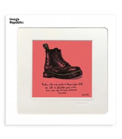 Outlet Affiche Pas Du Tout Cliche Rebelle 22 X 22 Cm Affiches & Tableaux