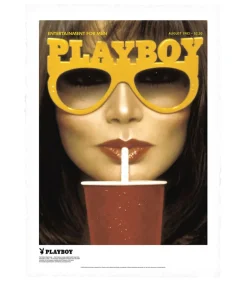 New Affiche Playboy Couverture Aout 1982 38 X 56 Cm Affiches & Tableaux