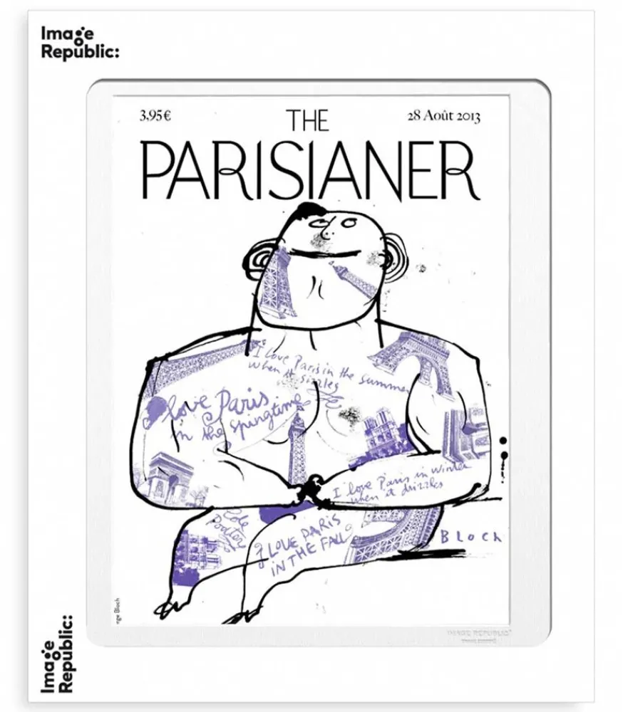 Affiche The Parisianer N46 Bloch 30 X 40 Cm Affiches & Tableaux