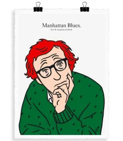 Best Affiche Tixier "Manhattan" 56 X 76 Cm Affiches & Tableaux