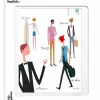 Online Affiche Wlpp "La Mens Fashion" 40 X 50 Cm Affiches & Tableaux