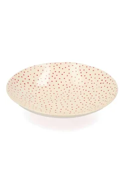 Online Assiette Creuse En Ceramique "Pois Rouges" Assiettes & Plats