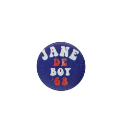 Best Badge En Tissu Jane De Boy '68 Navy Femme Badges & Porte-clés