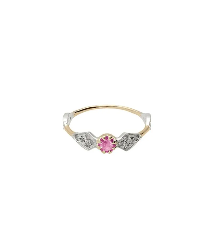Online Bague Adele N° 1 Saphir Rose Femme Bagues
