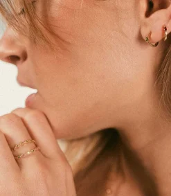 Hot Bague Alliance Multi Mini Oeil Tsavorites Femme Bagues