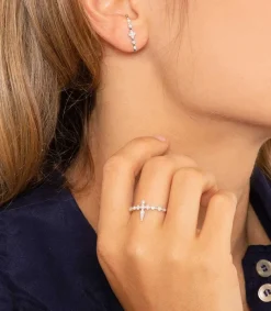 New Bague Blood Diamonds Or Blanc Et Diamants Femme Bagues