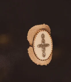 Clearance Bague Bowie N°3 Blanc Et Diamants Femme Bagues