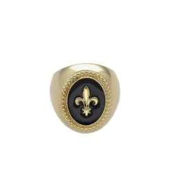 Bague Chevaliere Fleur De Lys Femme Bagues