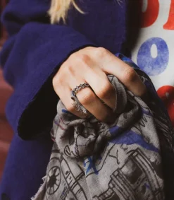 Hot Bague Divine Or Noir Femme Bagues