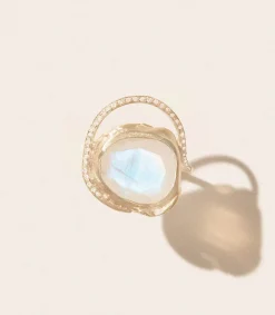 Online Bague Gaia Moonstone Femme Bagues