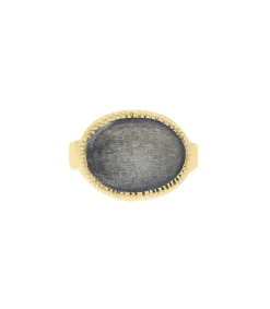 Hot Bague Juliet Argent Dore Et Argent Noirci Femme Bagues