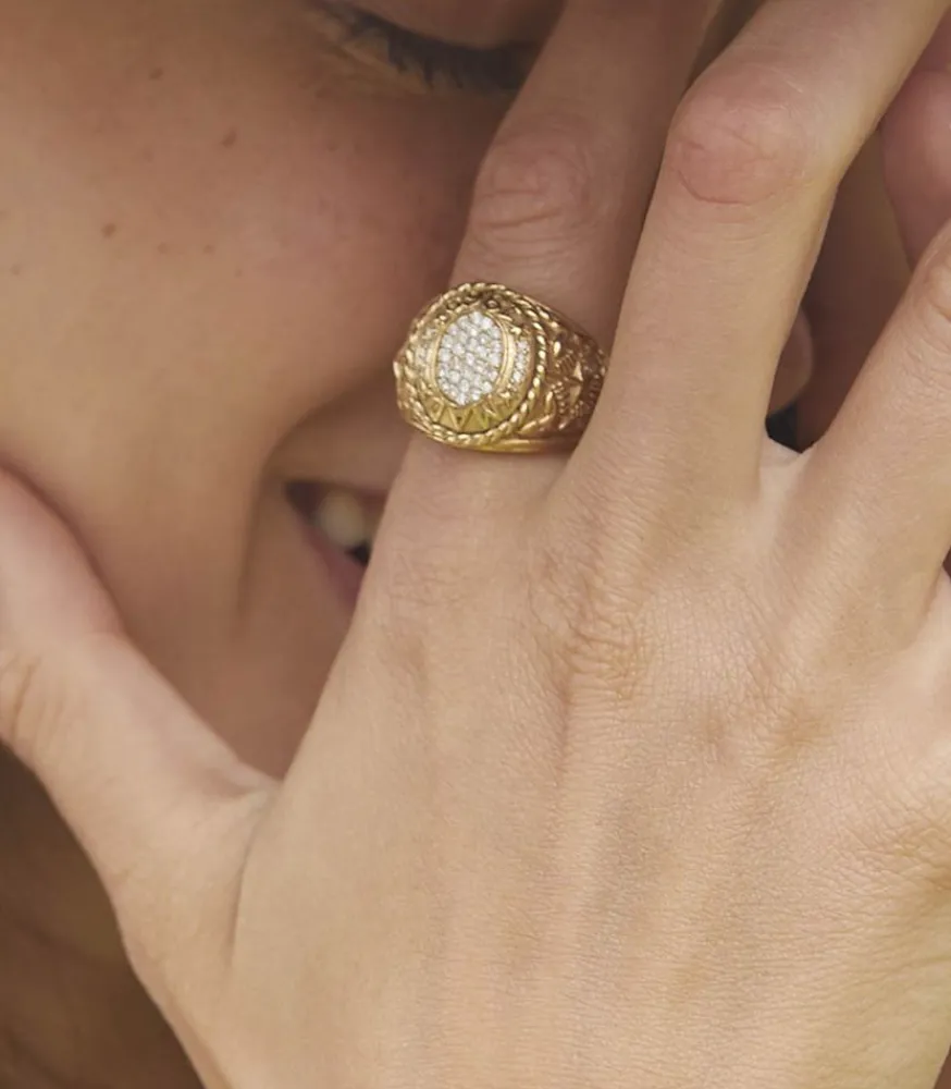 Sale Bague Mad 1969 Jaune Vermeil Femme Bagues