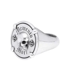 Sale Bague Memento Mori En Argent Femme Bagues