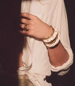 Clearance Bague Multi Epis De Ble Plaque Or Femme Bagues