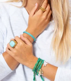 Clearance Bague Multi Epis De Ble Plaque Or Femme Bagues