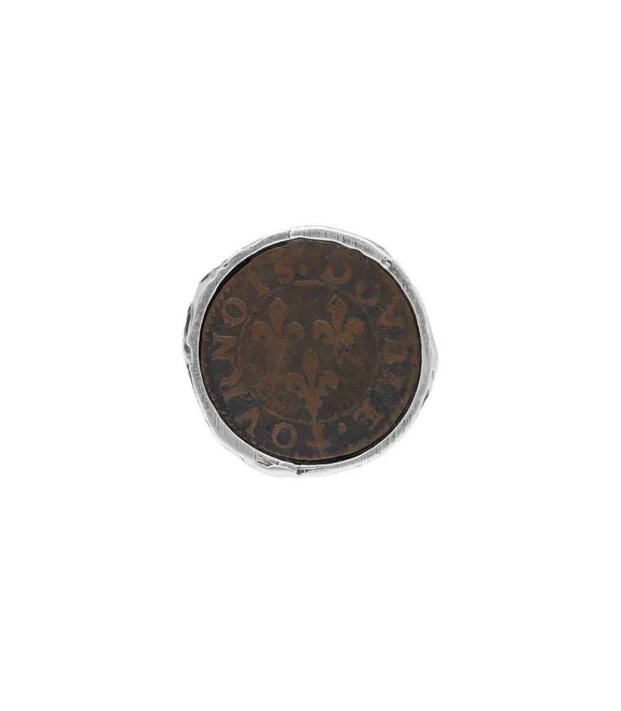 New Bague Piece Antique Grand Modele Femme Bagues