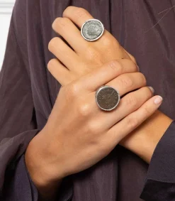 New Bague Piece Antique Grand Modele Femme Bagues