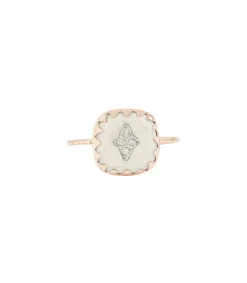 Outlet Bague Pierrot Blanc Et Diamants Femme Bagues