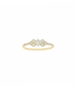 Bague Plein Soleil Petit Modele Or Jaune Et Diamants Femme Bagues