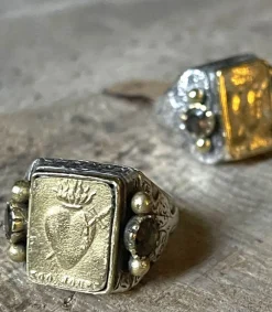 Clearance Bague Richelieu Coeur Femme Bagues