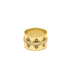 Online Bague Samsara En Or Jaune Femme Bagues