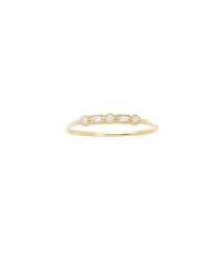 Clearance Bague Serenity Or Jaune Et Diamants Femme Bagues