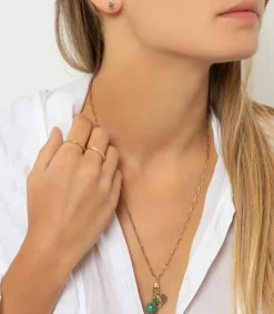 New Bague Tessa E. Emeraudes Femme Bagues