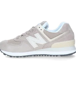 Baskets 574 Beige Off White Femme Baskets