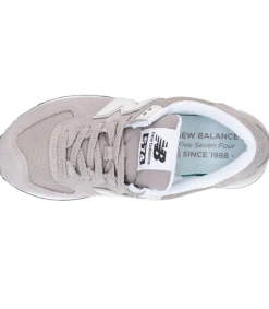 Baskets 574 Beige Off White Femme Baskets