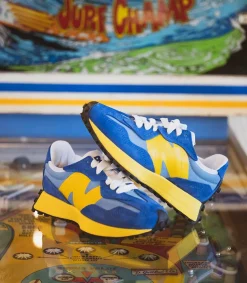 Best Baskets 327 Warped Essentials Marine Blue Femme Baskets