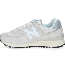 Sale Baskets 574 White/Grey Femme Baskets