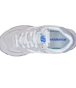 Sale Baskets 574 White/Grey Femme Baskets