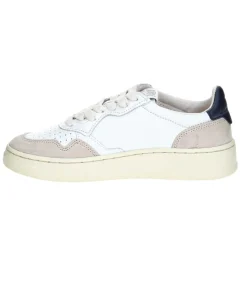 Sale Baskets Homme Medalist Cuir Suede Blanc/Navy Blue Homme Baskets