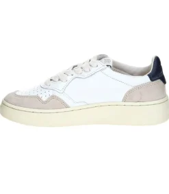 Sale Baskets Homme Medalist Cuir Suede Blanc/Navy Blue Homme Baskets