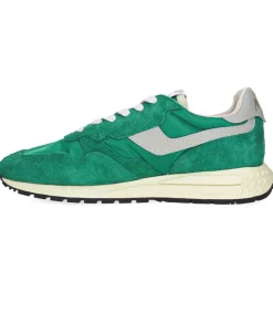 Baskets Homme Reelwind Nylon Et Daim Vert Homme Baskets