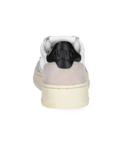 Outlet Baskets Medalist Low Daim Et Cuir White/Black Femme Baskets