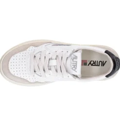 Outlet Baskets Medalist Low Daim Et Cuir White/Black Femme Baskets